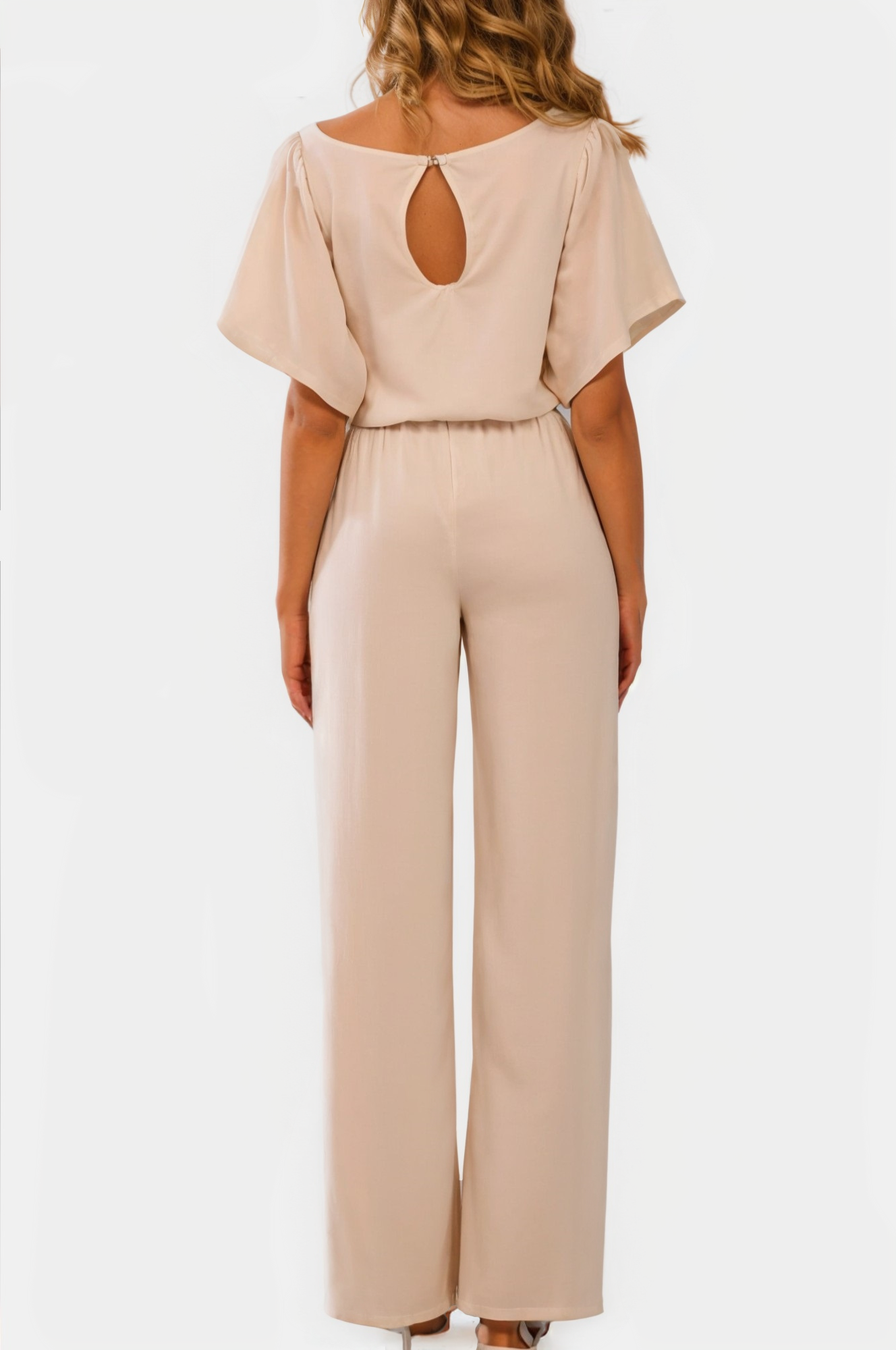Soft-Touch Printed Jumpsuit