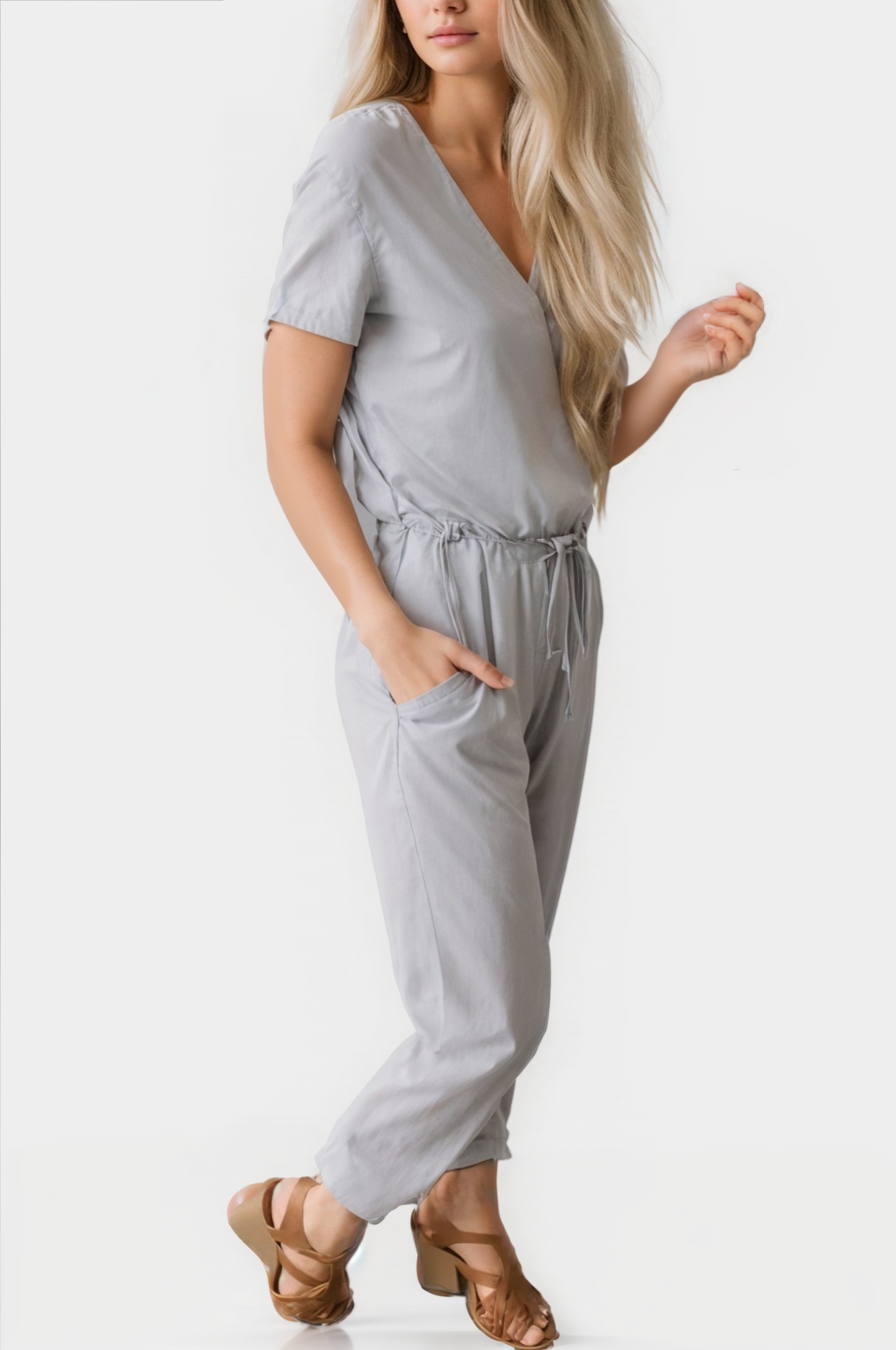 Effortless Straight-Leg Jumpsuit