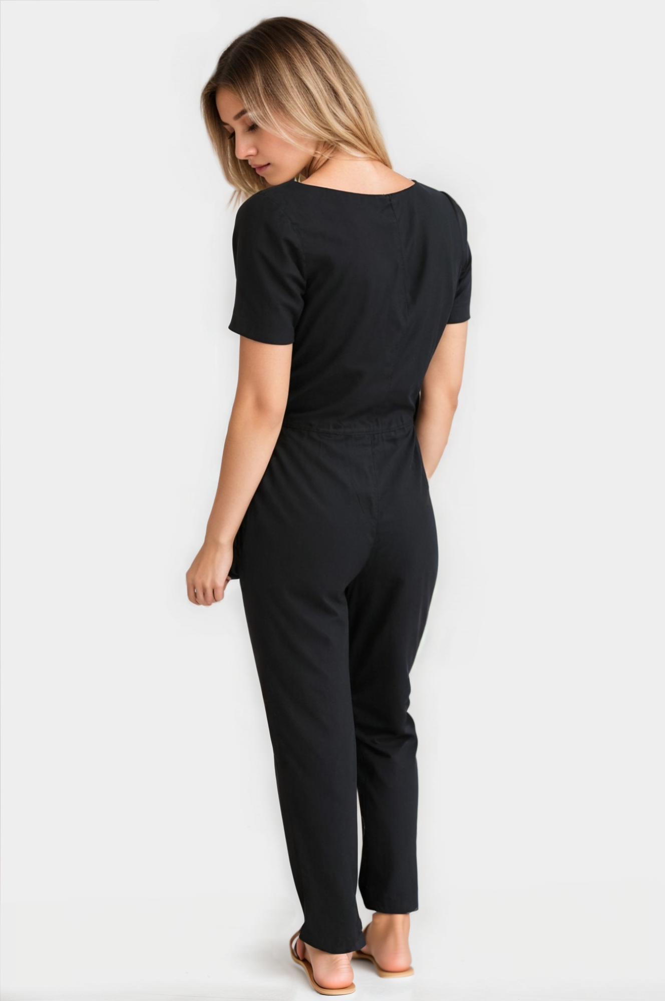 Effortless Straight-Leg Jumpsuit