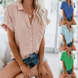 Tailored Buttoned Blouse