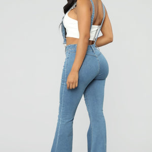 Classic Fit Denim Overalls