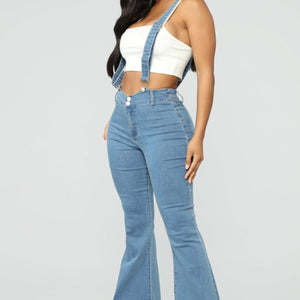 Classic Fit Denim Overalls