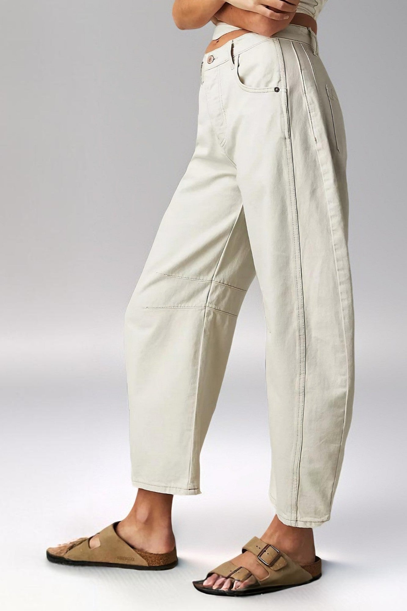 Denim Drift Wide-Leg Pants