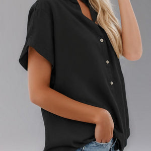 Tailored Buttoned Blouse