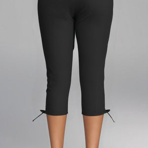 Lace-Up Capri Leggings