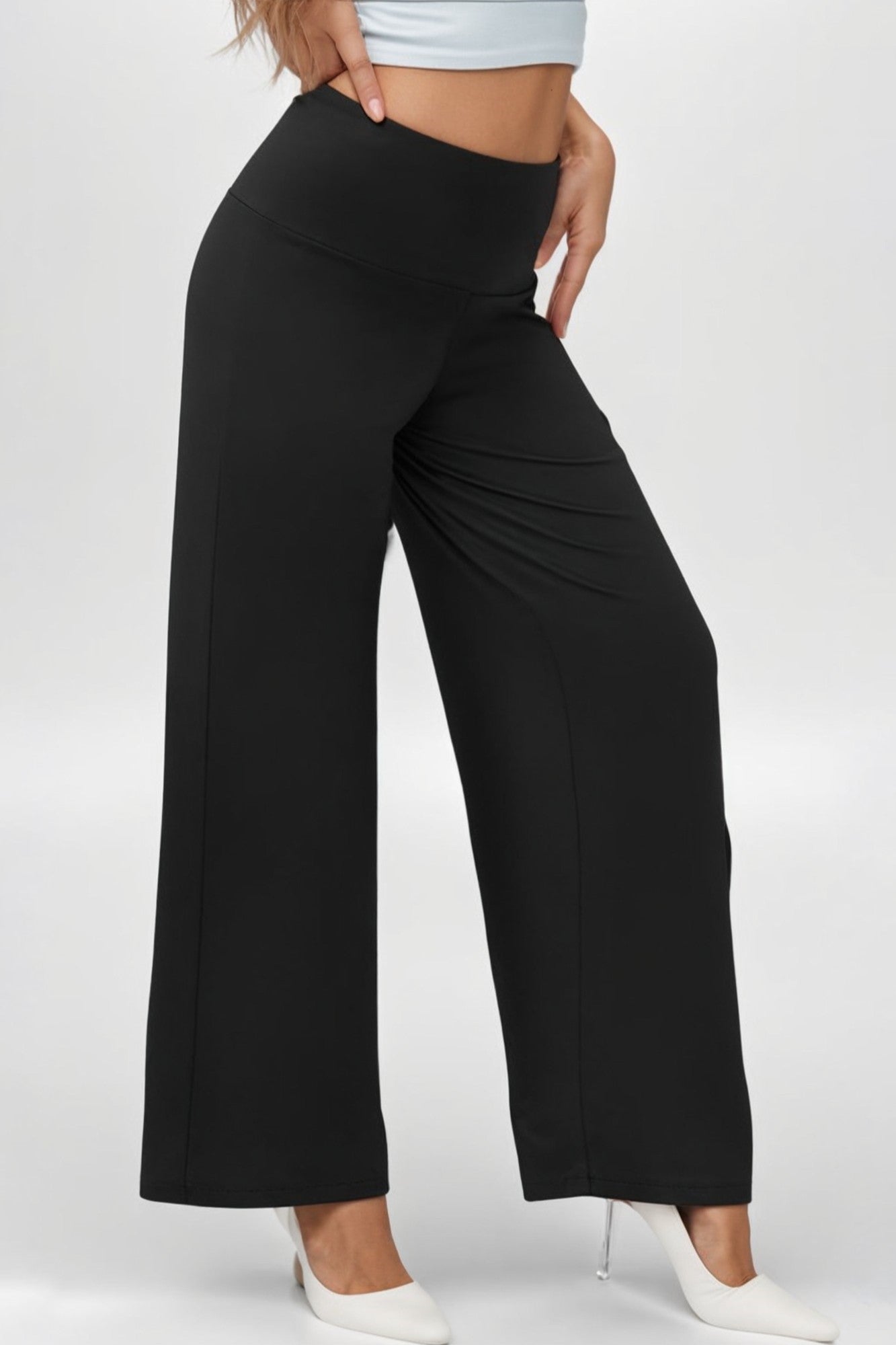 Elevé Wide-Leg Pants