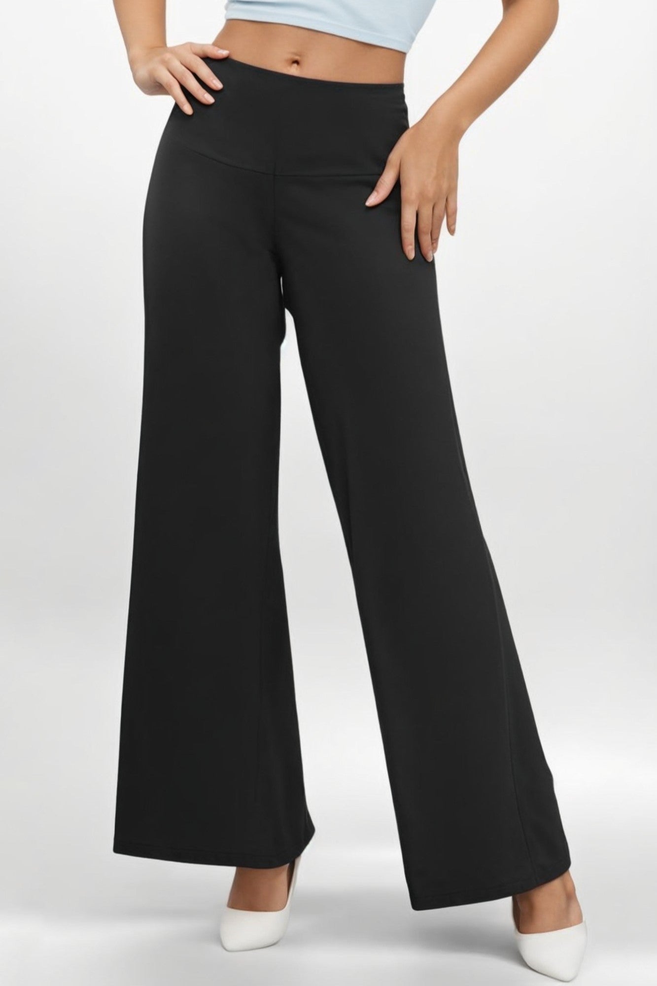 Elevé Wide-Leg Pants