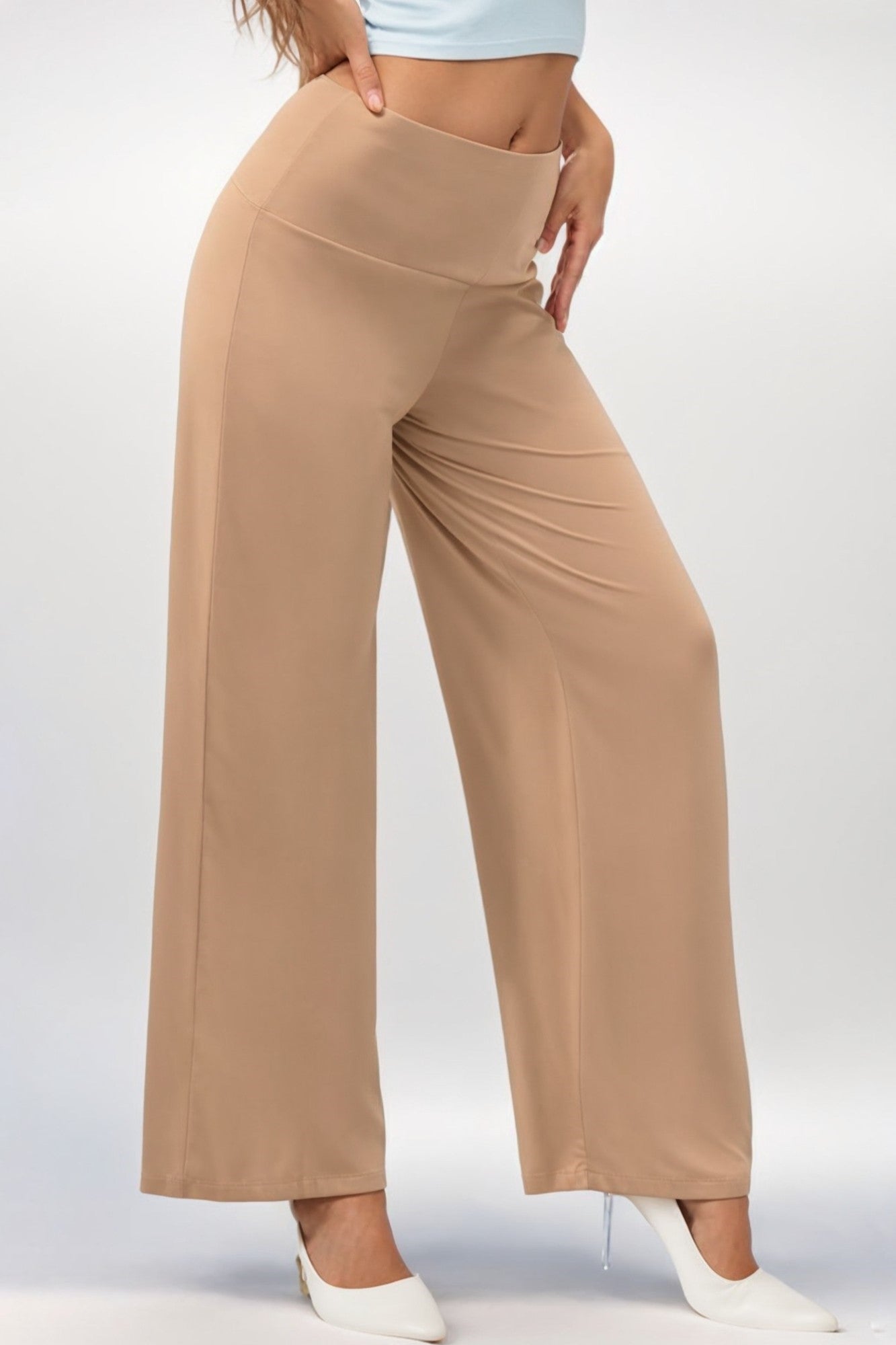 Elevé Wide-Leg Pants