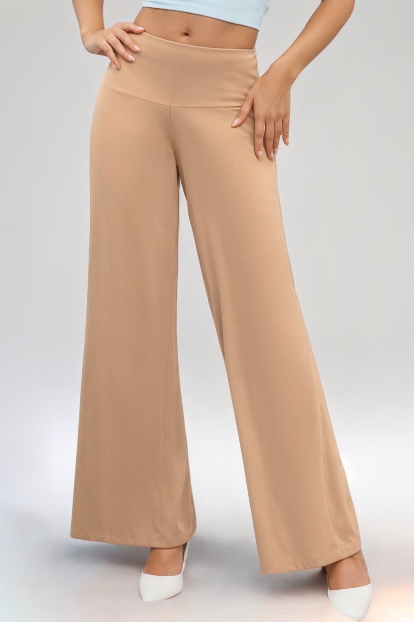 Elevé Wide-Leg Pants