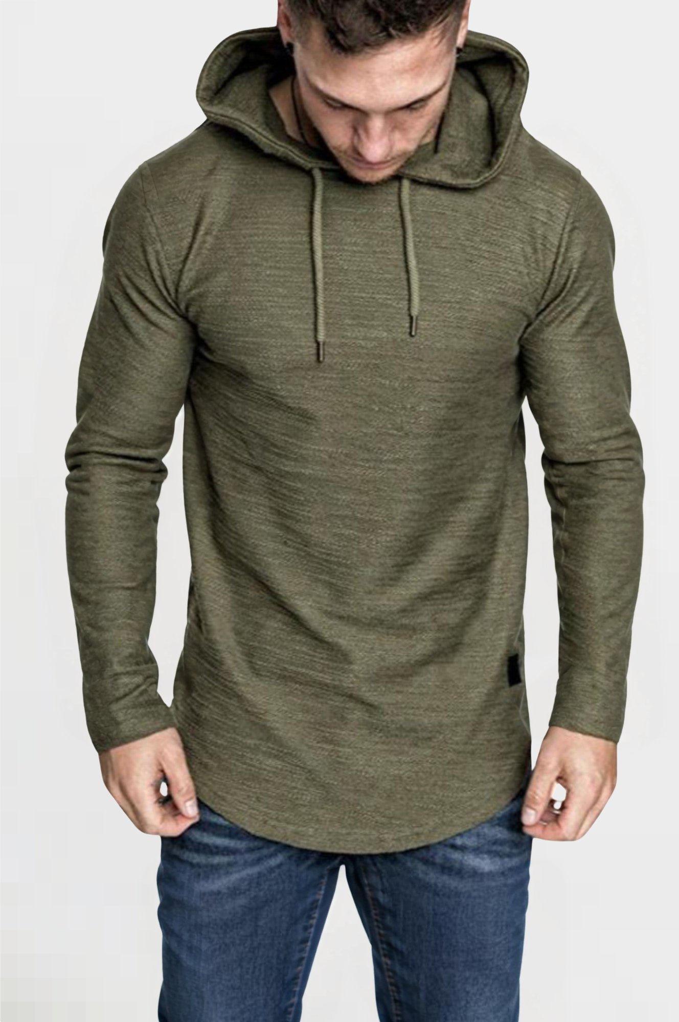 Slim-Fit Hooded Sweater