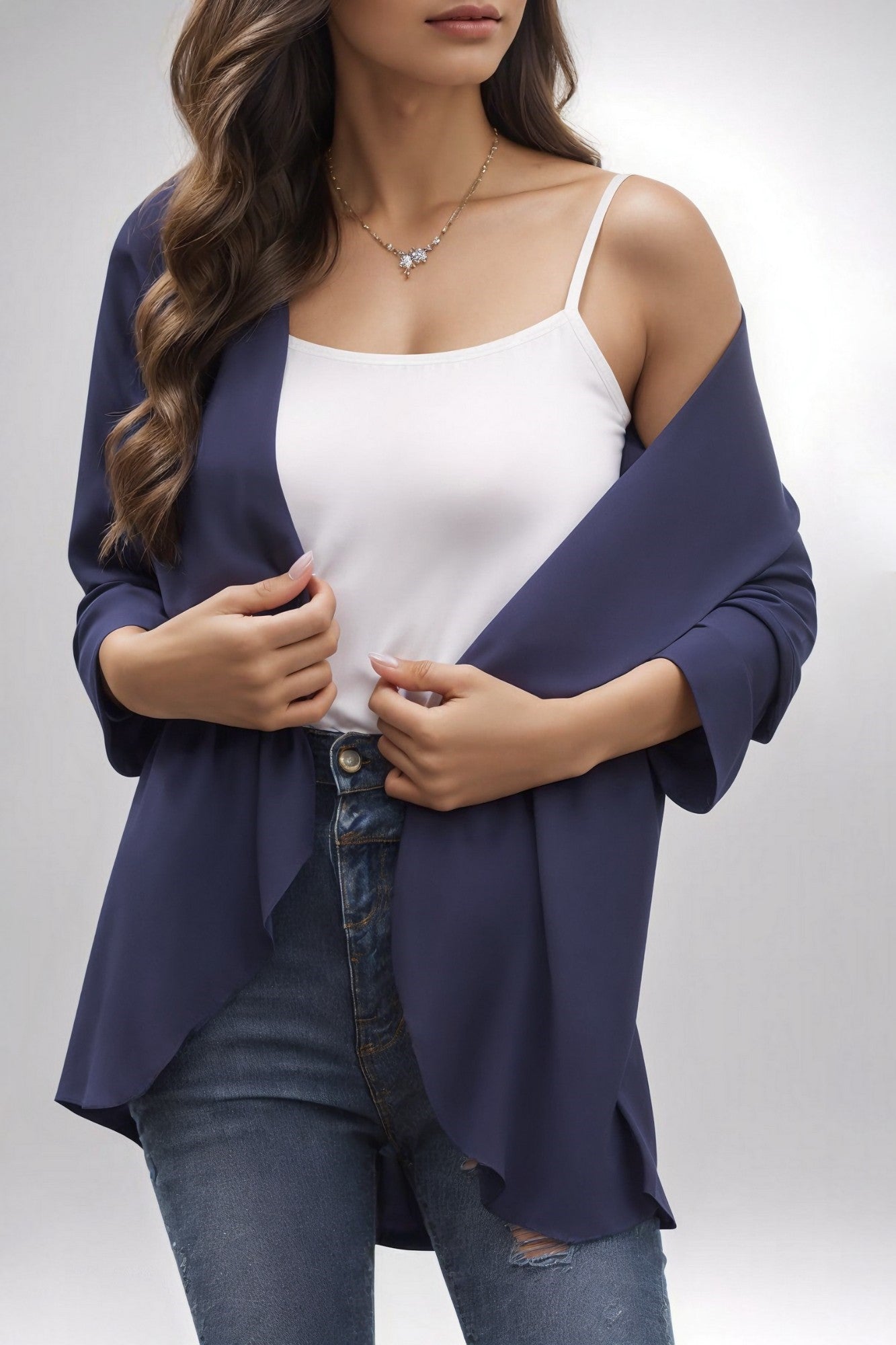 Elegance Ruffle Cardigan