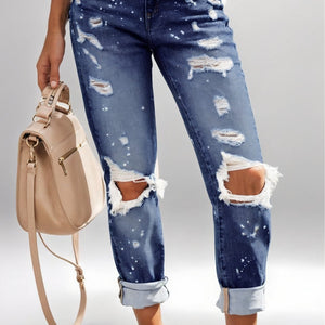 Light Wash Distressed Jeans