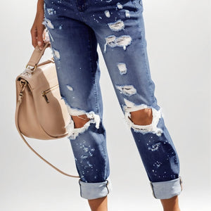 Light Wash Distressed Jeans