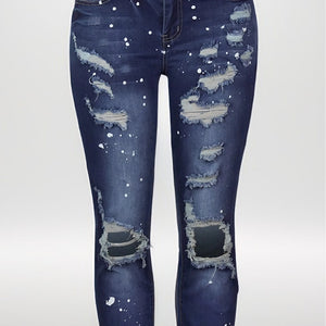 Light Wash Distressed Jeans