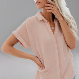 Tailored Buttoned Blouse