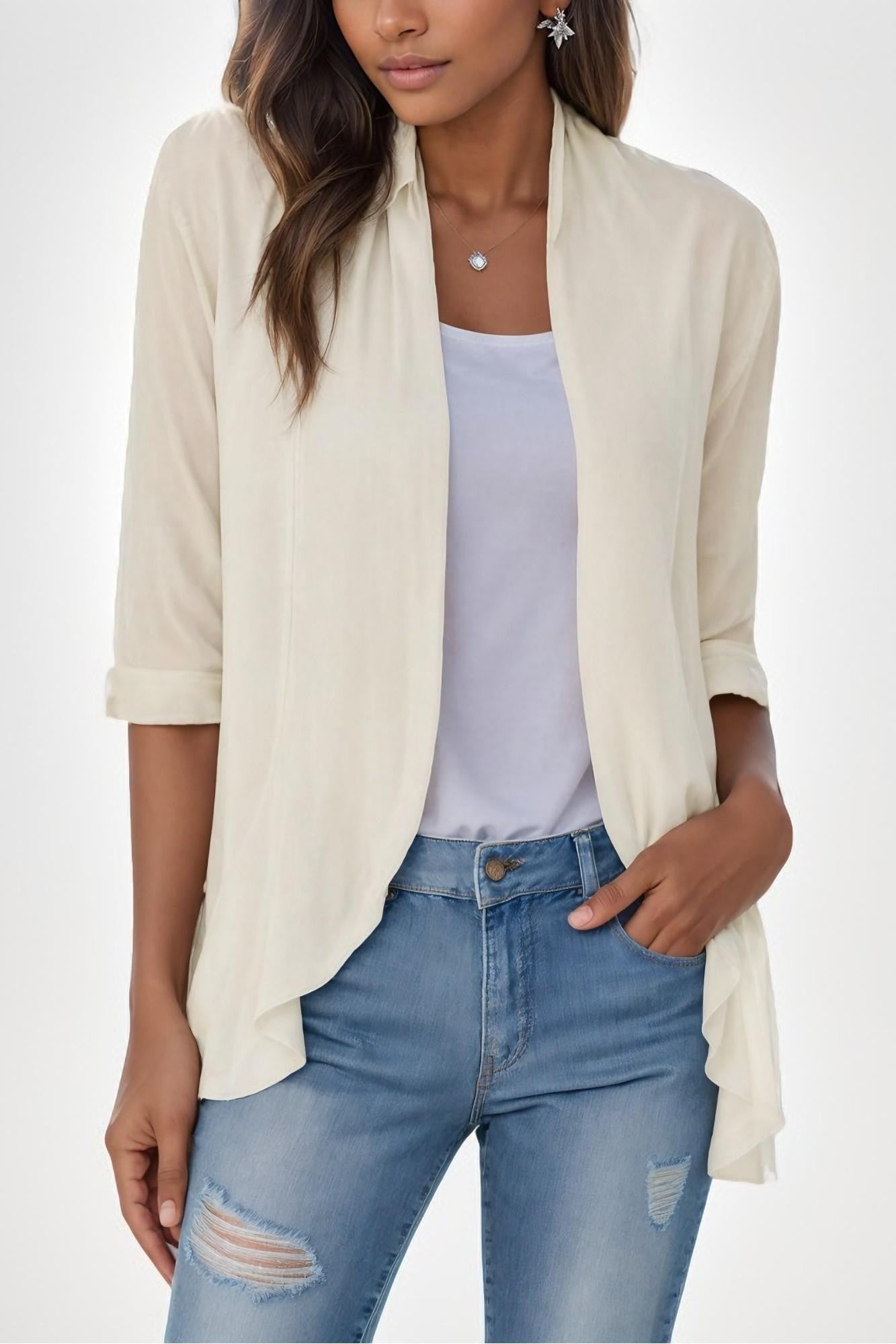 Elegance Ruffle Cardigan