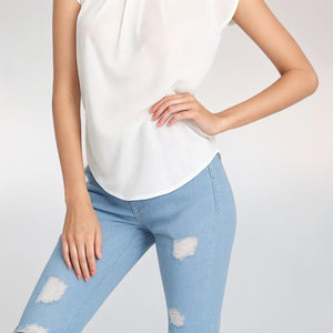 Breeze Chiffon Relaxed T-shirt