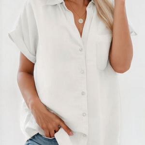 Tailored Buttoned Blouse